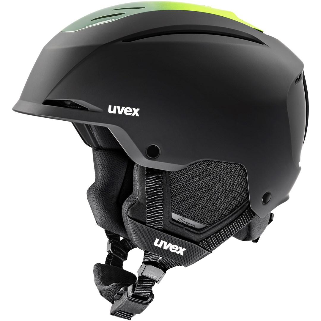 Skihjelm uvex Resolution 55-59 - sort/grøn