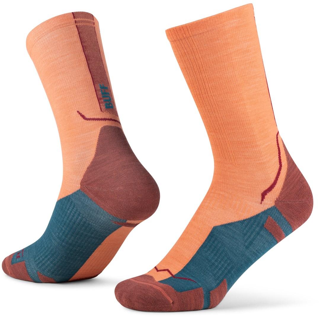 Merinostrømper Buff Merino Lightweight Crew Sock LWC4 Flamingo - S 39/41