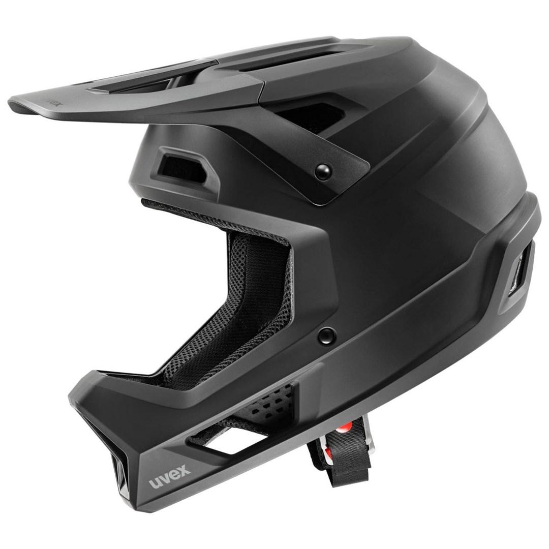 Full-face cykelhjelm uvex ravage - sort, str. 56-59