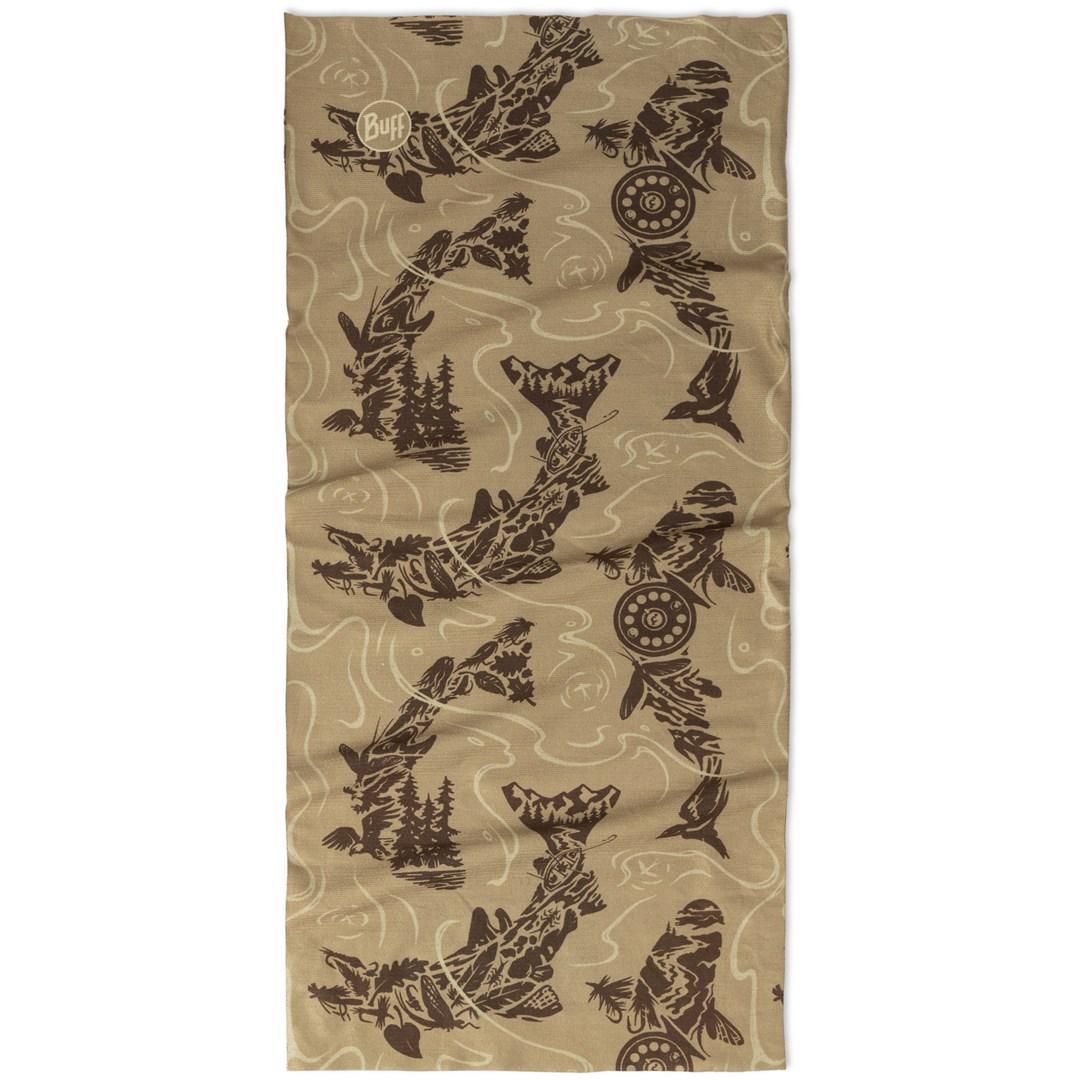 Bandana Buff Coolnet UV Lake River Khaki - one size
