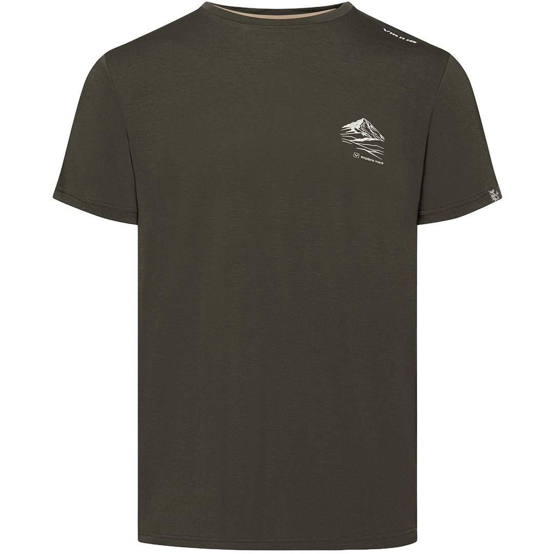 T-shirt Viking Lenta Bamboo Light Man - mørkegrøn XXL