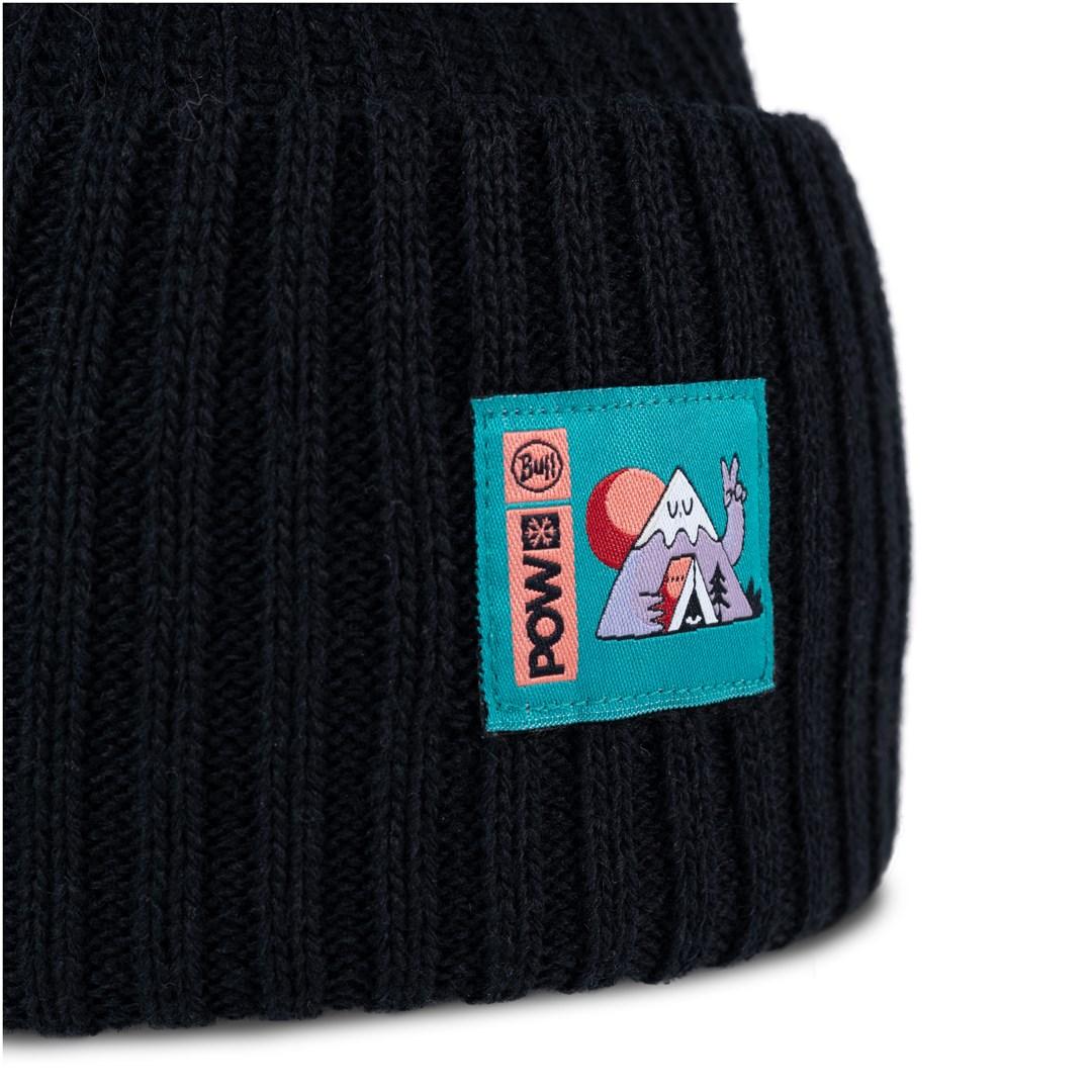Strikhue Buff Knitted Beanie POW Rutger - sort, one size