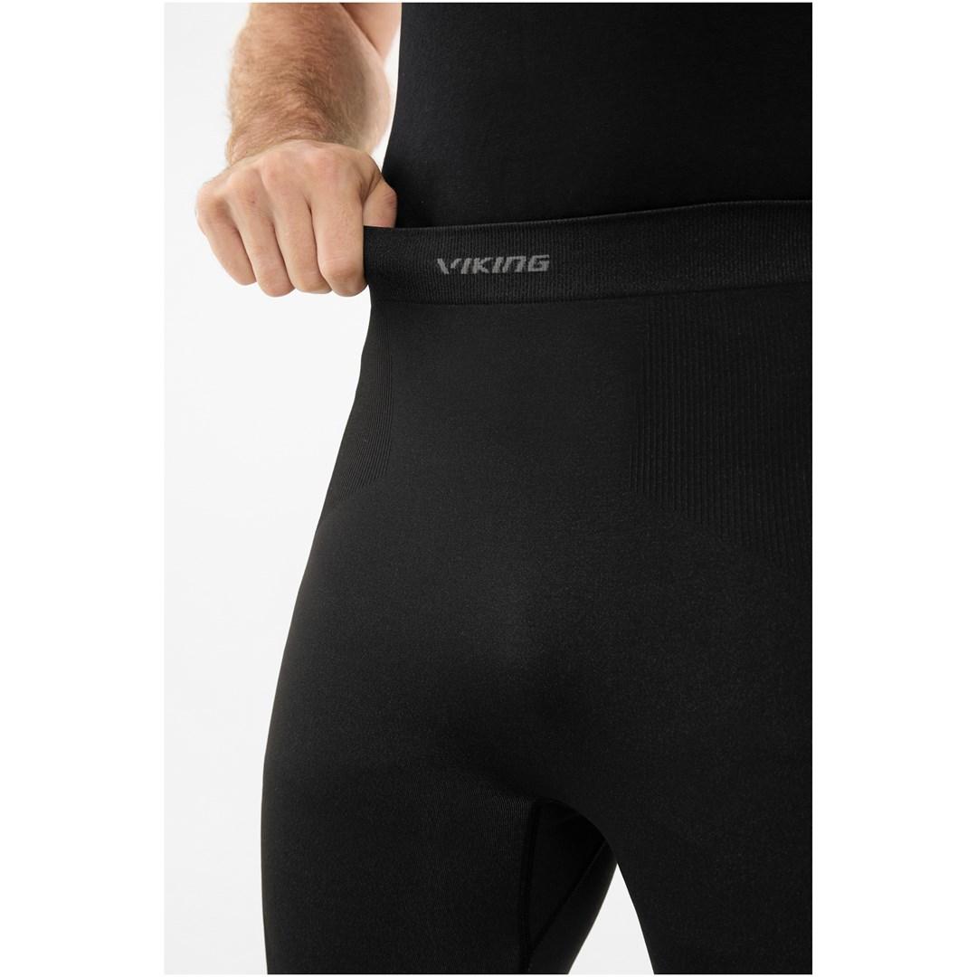 3/4 termobukser Viking Eiger 2.0 Bamboo - sort/grå XXL