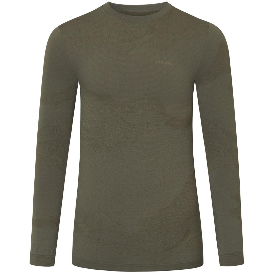 Bielizna meska VIKING Gasher Merino Man Longsleeve khaki L