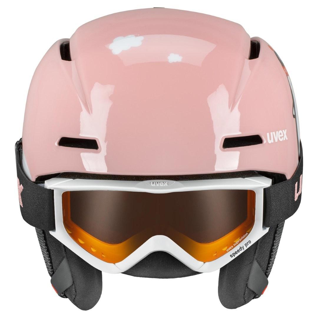 Uvex 56S3171501, Lyserød, Hjelm, Unisex, Alle, Stå på ski, 46-50