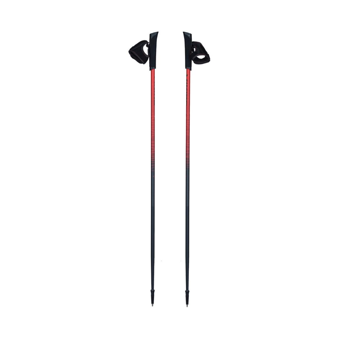 Nordic walking-stave Viking Pro-Trainer 115 cm - rød/sort