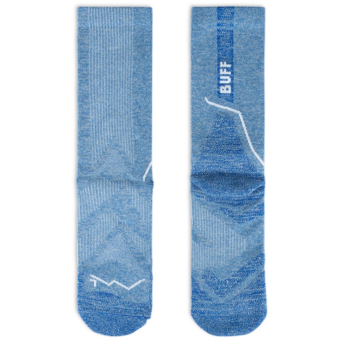 Strømper Buff DRYFLX Crew Sock - Washed Blue 39-41