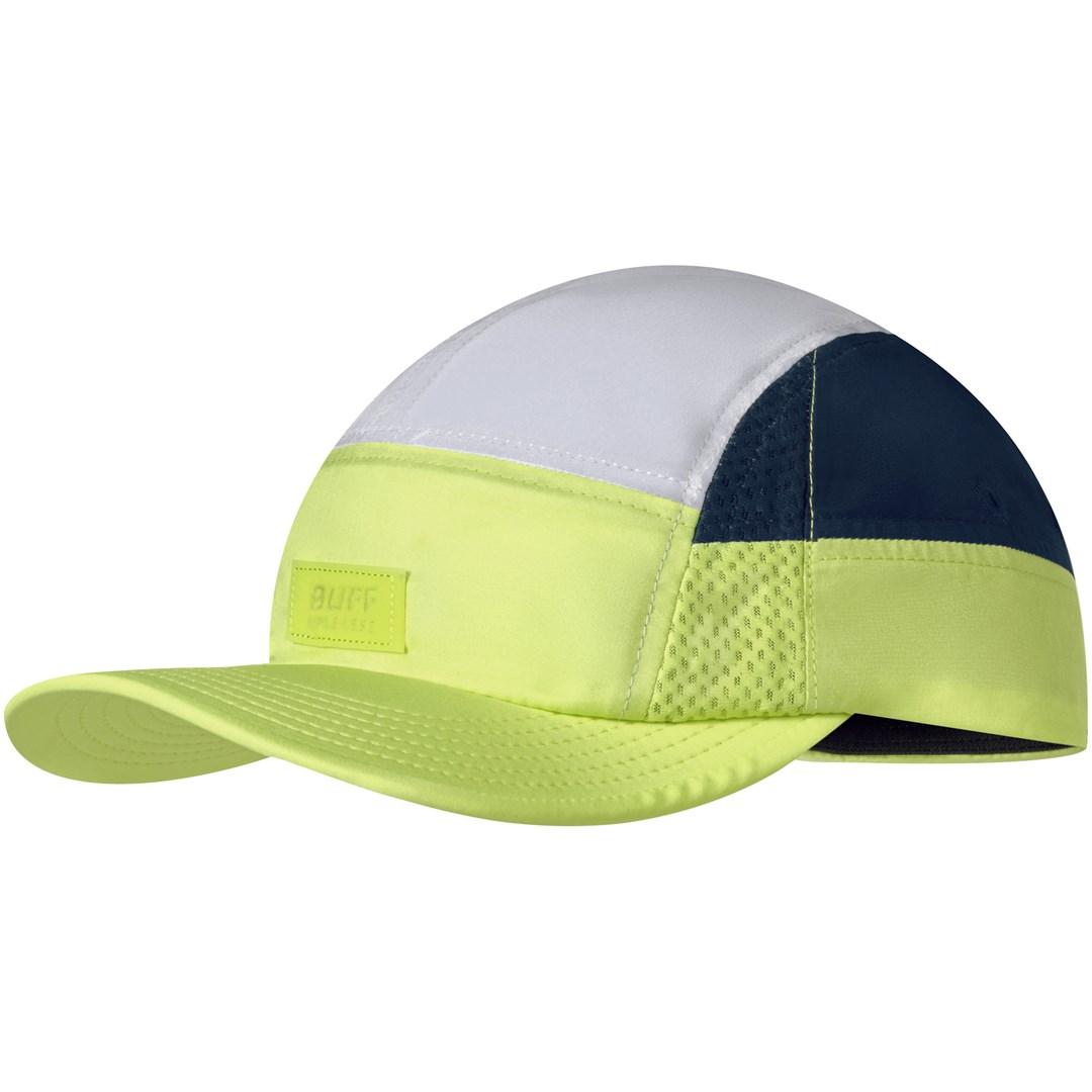 BUFF 5 PANEL GO CAP DOMUS LIME kasket med skygge S/M L/XL