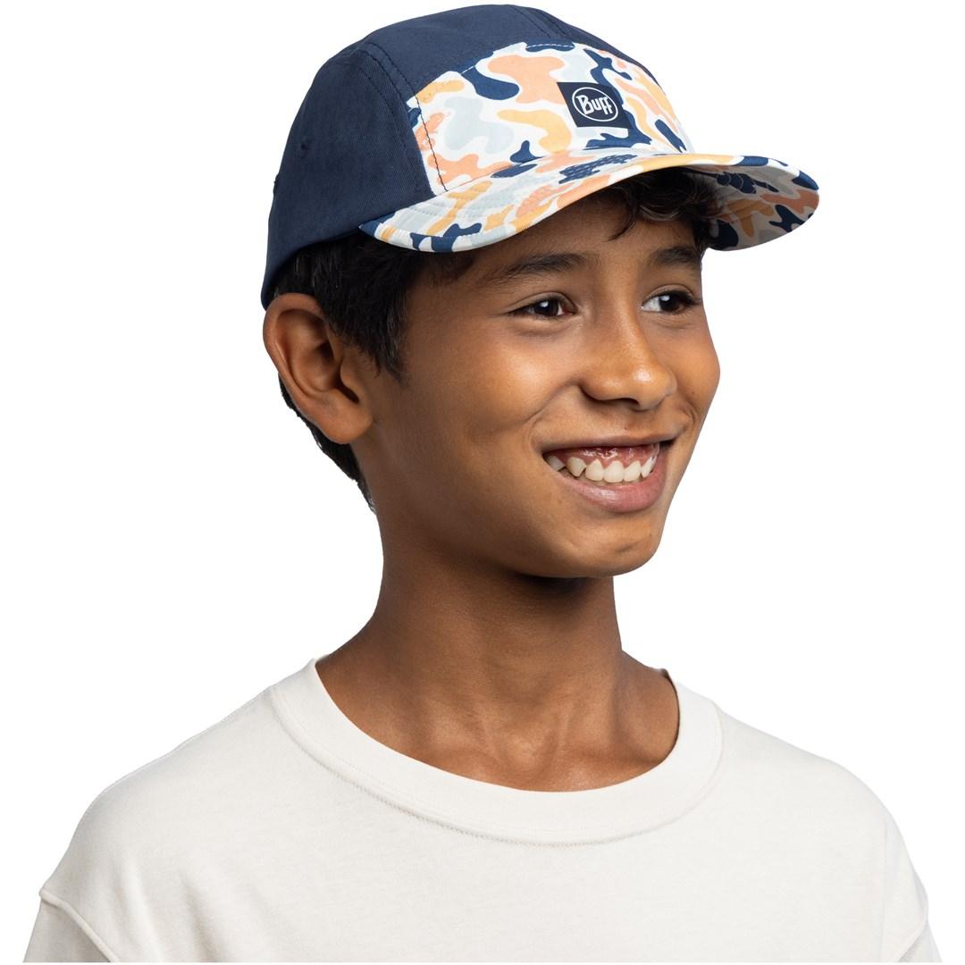BUFF 5 PANEL VENTURE CAP FLAWAS NAVY børnehue med skygge one size