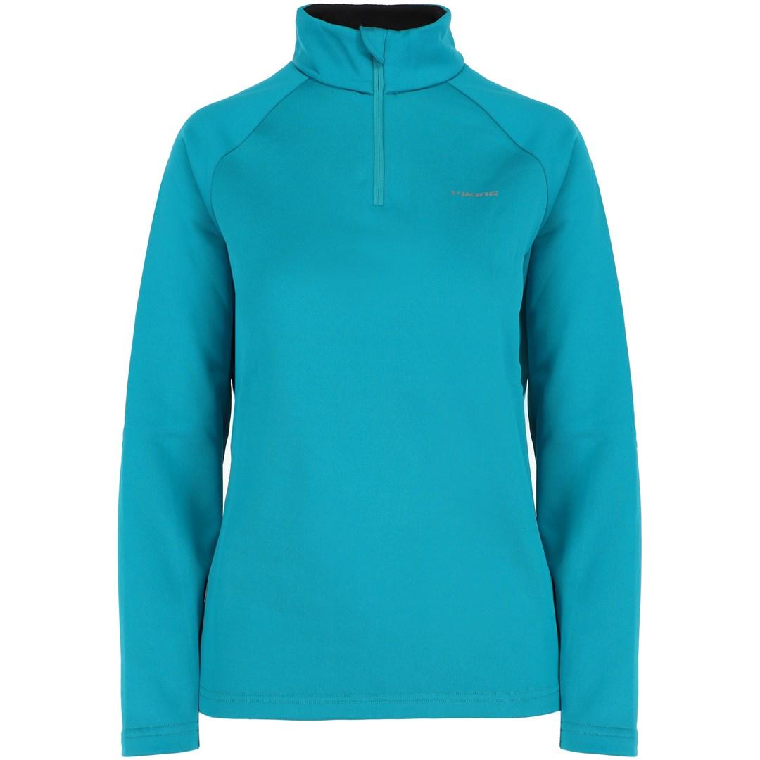 Dametrøje Viking Jukon Half Zip - turkis, M