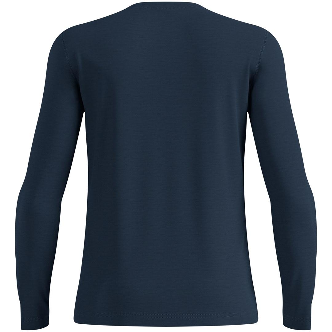 Langærmet termotrøje Odlo MERINO 160 BL TOP herre - marineblå, L