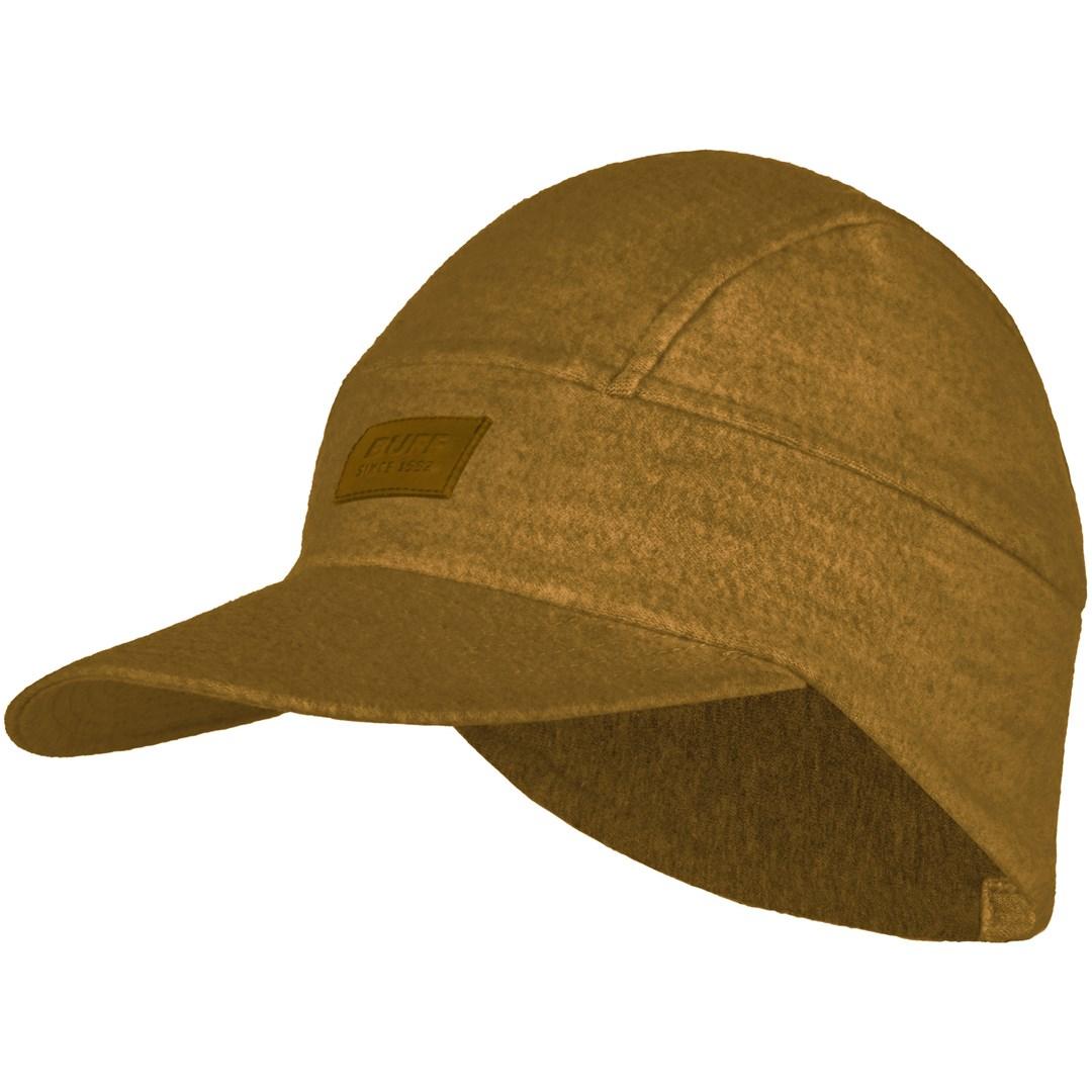 BUFF PACK MERINO WOOL FLEECE CAP OCHRE kasket med skygge one size