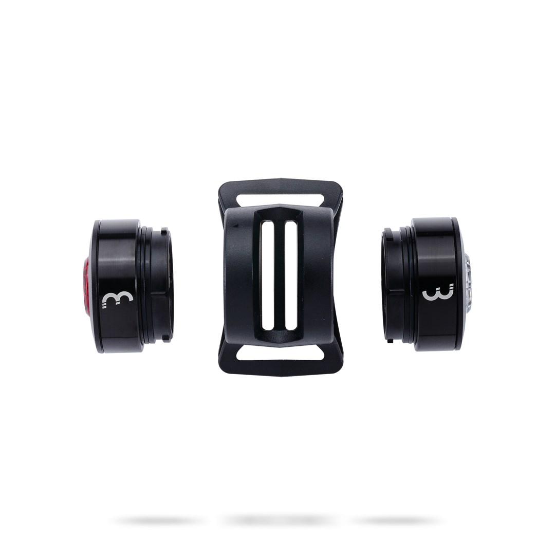 Cykellygtesæt BBB Cycling SpyCombo BLS-123 - sort