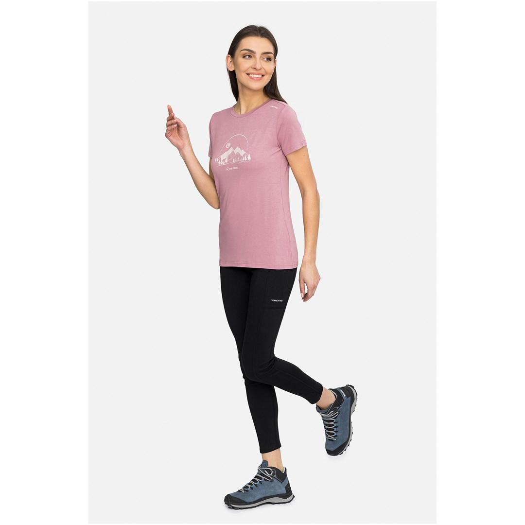T-shirt Viking Lenta Bamboo Light Lady - rosa XS