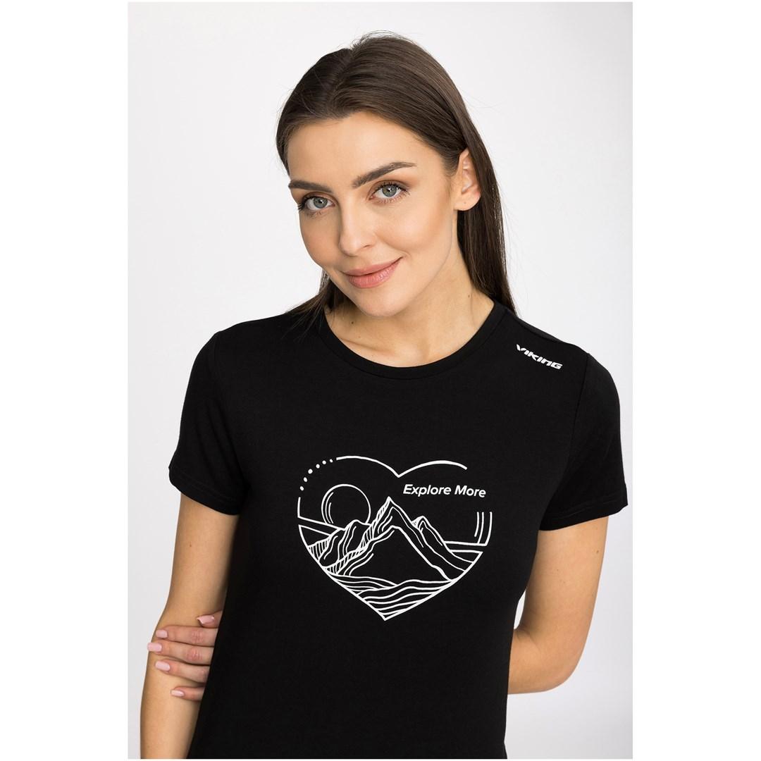 Damet-shirt Viking Lenta Bamboo Light Lady - sort XL