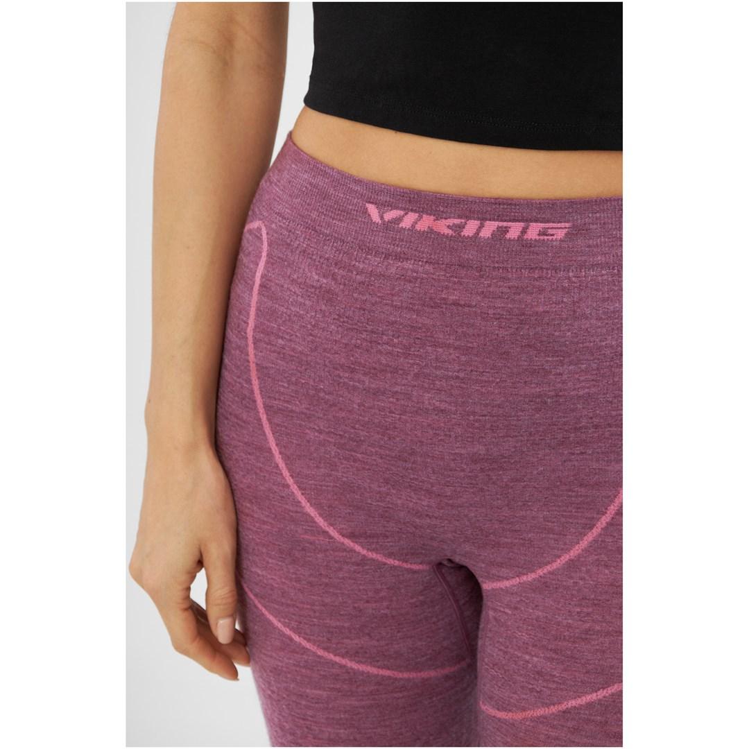 Dame termobukser Viking Lana Pro Merino - pink, XXL