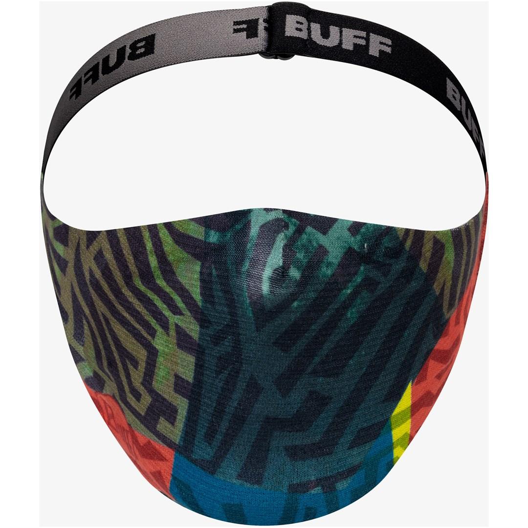 Filtermaske Buff FILTER MASK KIDS Stony Green - one size