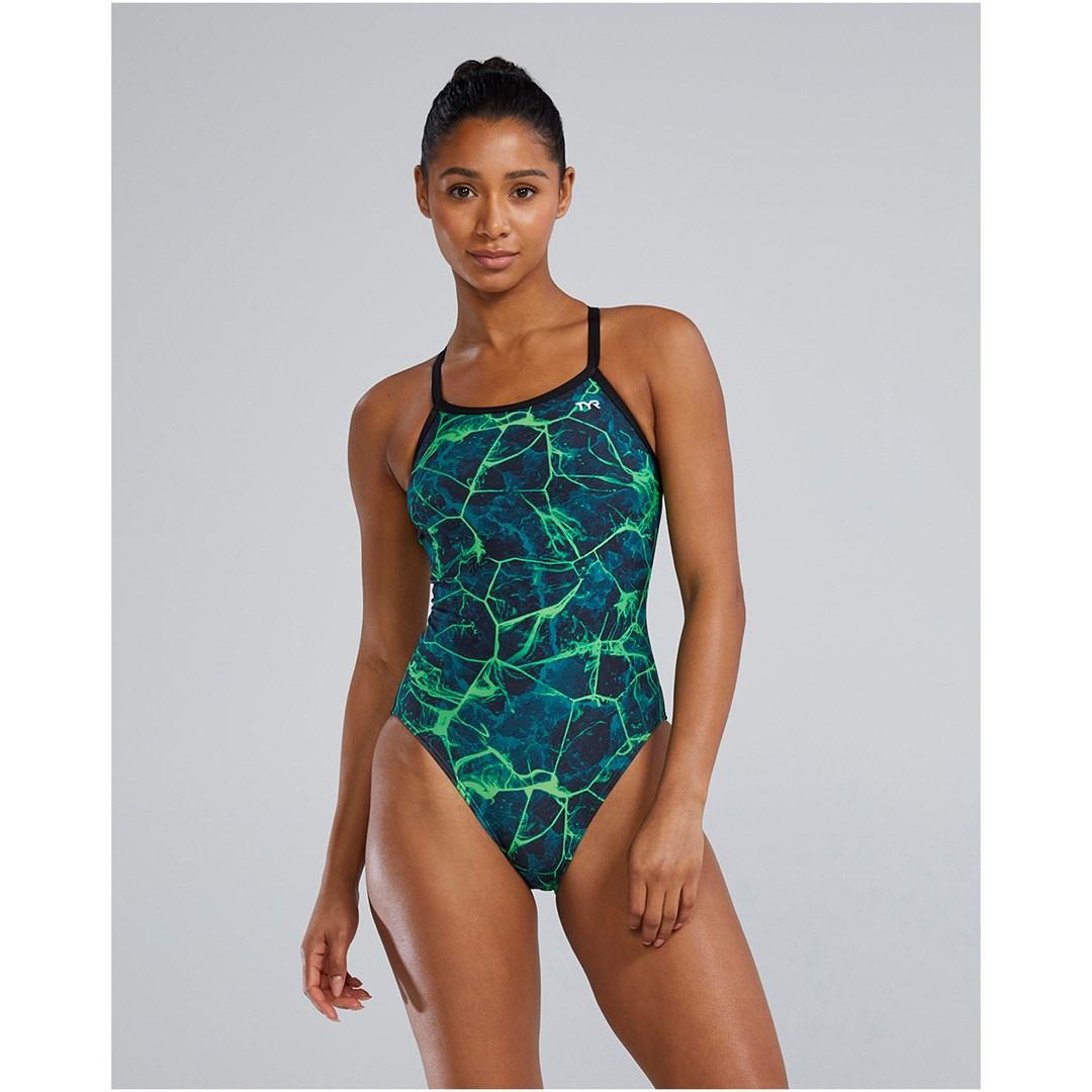Damebadedragt TYR DMDFIT SYNAPSE - str. 30