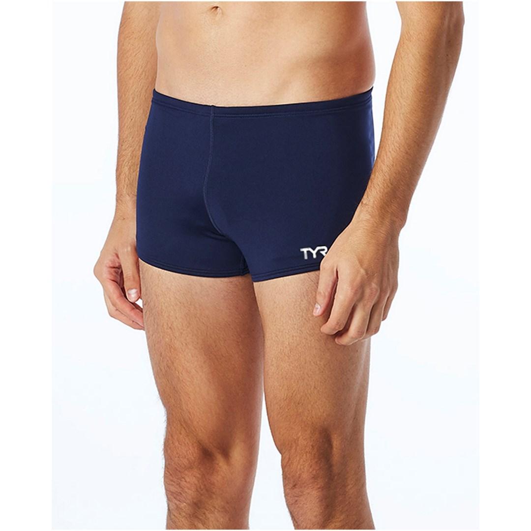 Badebukser TYR Durafast Elite Solid Square Leg - str. 34