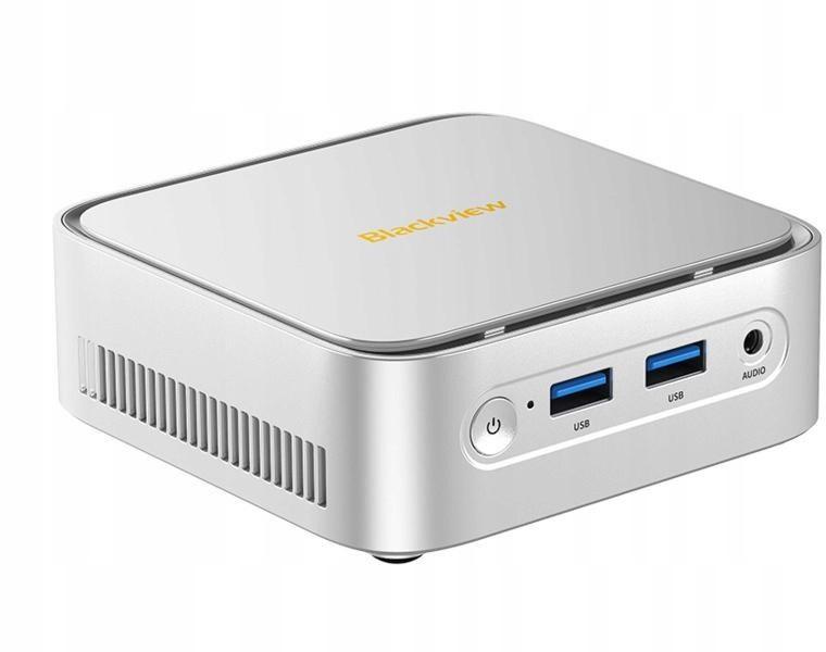 Blackview MP50 mini-pc - Ryzen 5 3500U, 16 GB RAM, 512 GB SSD, Windows 11 Pro - Sølv