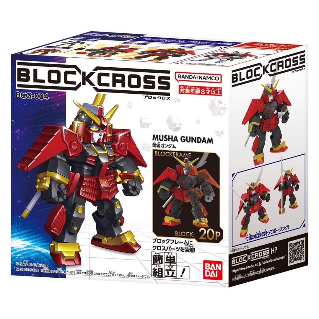 Byggefigur Bandai BLOCKCROSS Musha Gundam - 20 dele