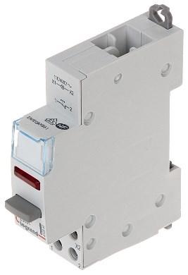 Trykknapkontakt Legrand LE-412940 med lampe - 1 x NC, 20 A