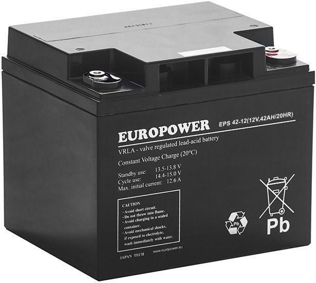 AGM-batteri Europower EPS 42-12 12 V 42 Ah