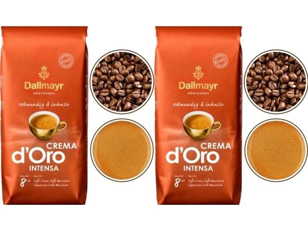 Hele kaffebønner Dallmayr Crema d'Oro Intensa - 2 kg