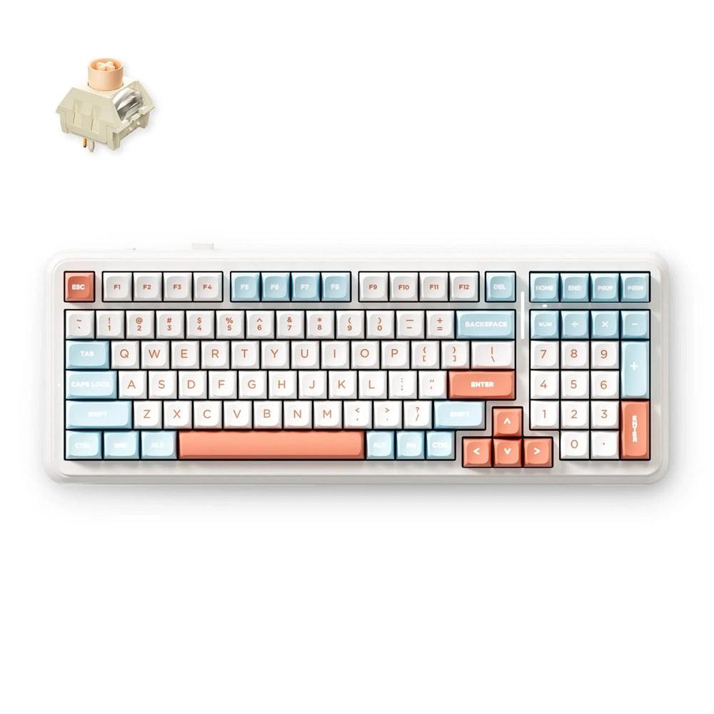 MCHOSE K99 V2 Tastatur Mekanisk LED Kabel & trådløs