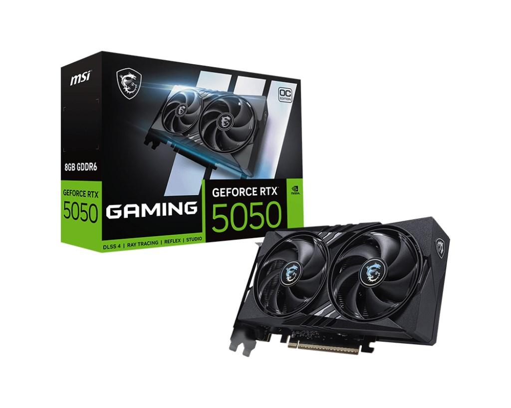 MSI GeForce RTX 5050 8G Gaming OC Grafikkort - NVIDIA 8, GB GDDR6