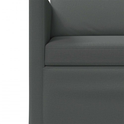 3-personers sofa - mørkegrå, 220 x 81 x 82 cm