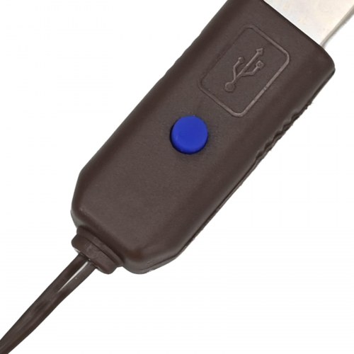 Julerensdyr med LED 4 stk. - kold hvid, 43 x 19 x 65 cm