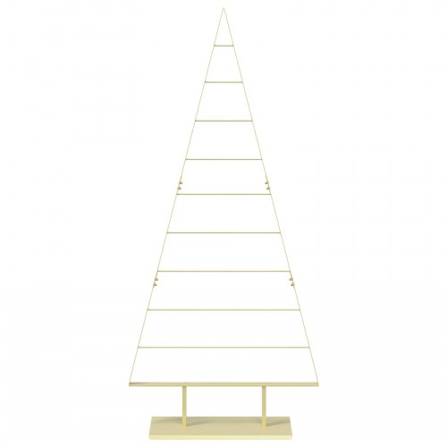 Metaljuletræ KUOPIO 210 cm - guld
