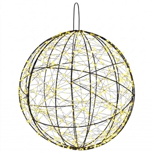 Julespir med lys 2 stk. - varm hvid, Ø 60 x 63 cm