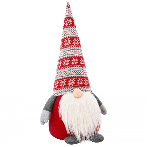 Julenissefigur rød 60 cm