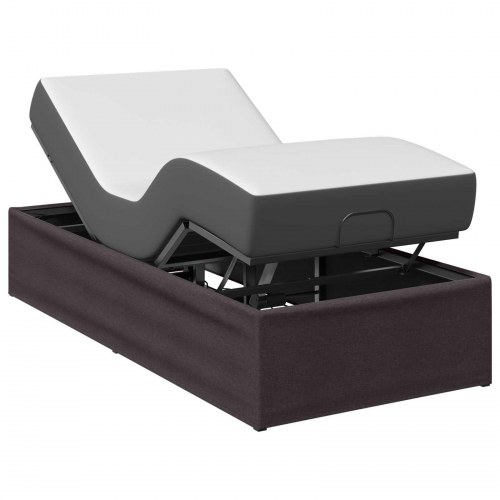 Elektrisk justerbar sengetramme - brun 200 x 90 cm