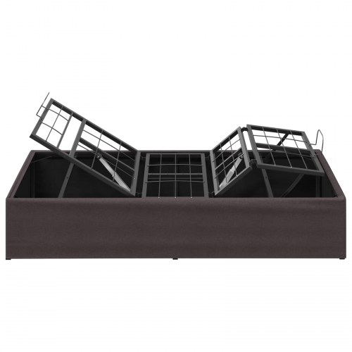 Elektrisk justerbar sengetramme - brun 200 x 90 cm