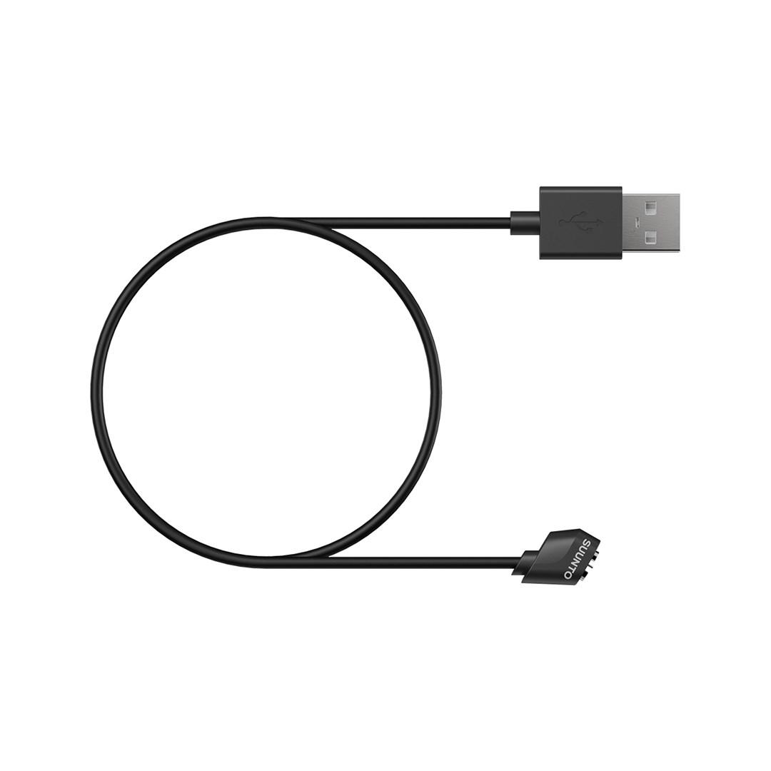 Suunto - Kabel til hovedtelefon - USB han til terminal (magnet) - 60 cm - sort