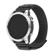 Sportsrem til Garmin QuickFit 22 mm - mørkegrå nylon