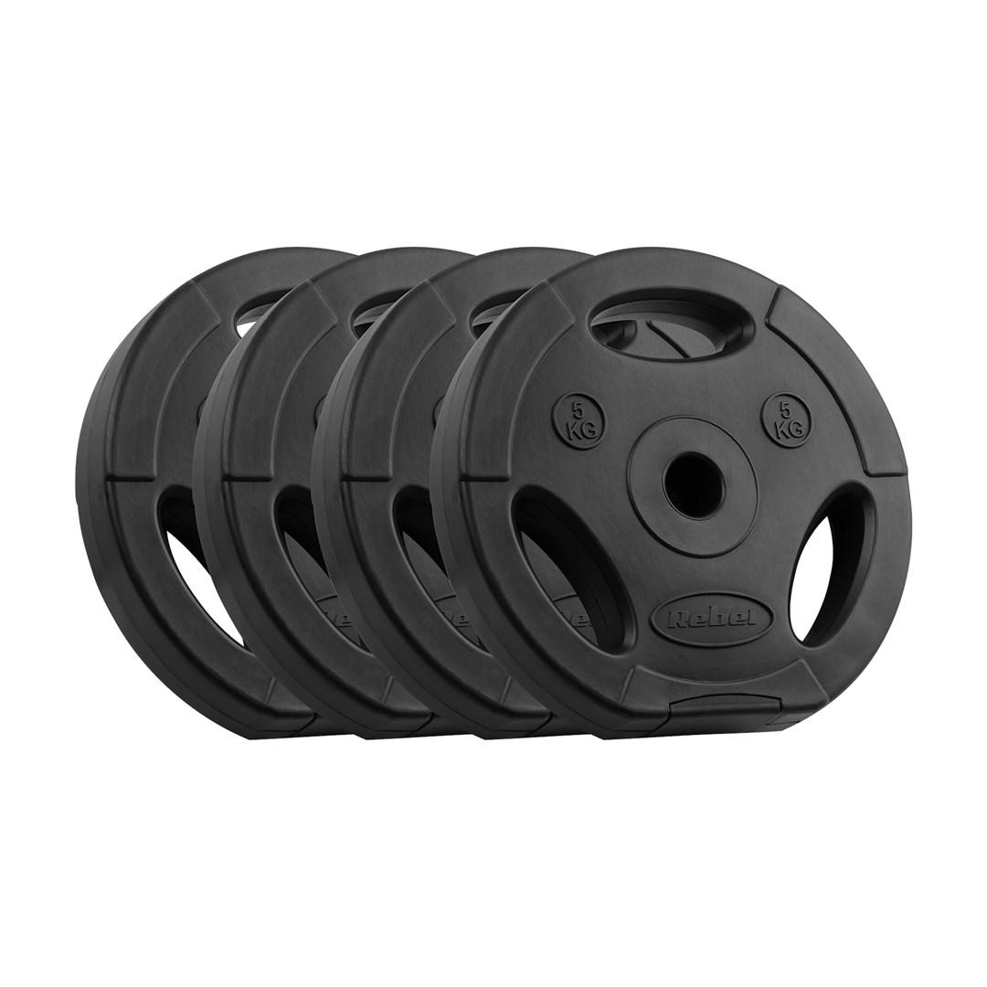 Vægtskivesæt Rebel 4 x 5 kg - 31 mm