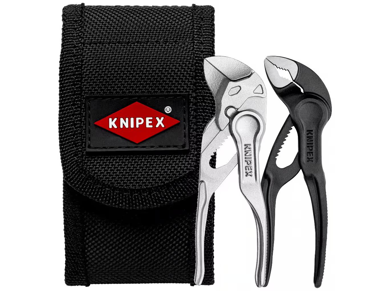 Knipex 00 20 72 V04 XS minitangssæt med bæltetaske, 2 stk.