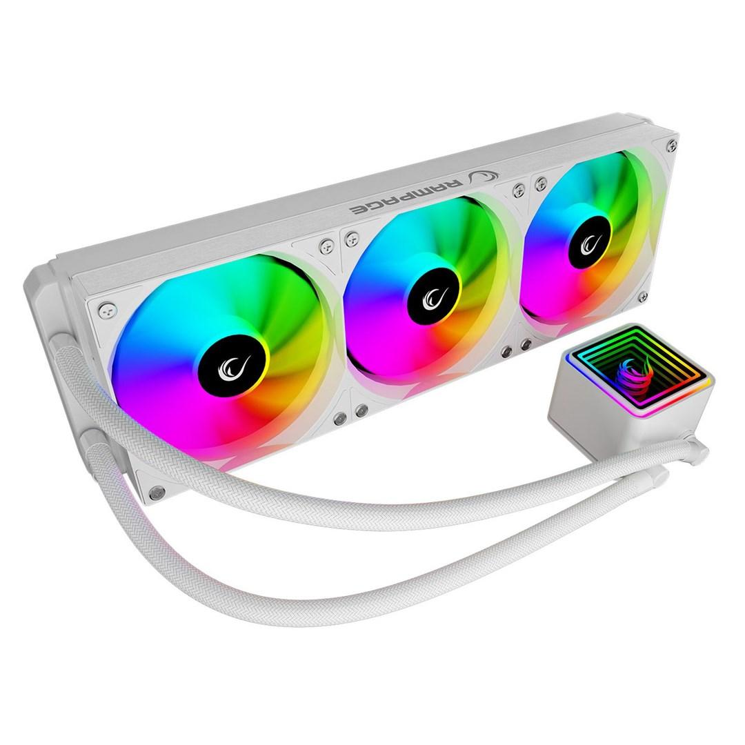 Rampage INFINITE V360 CPU Vandkøler - 360mm ARGB, 58CFM, 36.9dBA (Kompatibel med Intel/AMD)