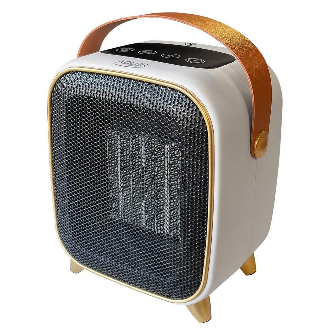 Ceramic Fan Heater 1000W, Electric Heater with LED Display, 2 Heat Settings 700/1000W, 1–12h Timer, 15–45°C Thermostat, Cool Air Fan