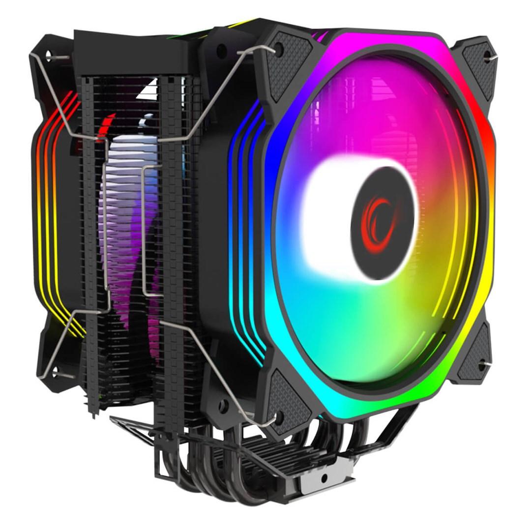 Rampage Octagon C60 CPU Køler - 120mm - Sort