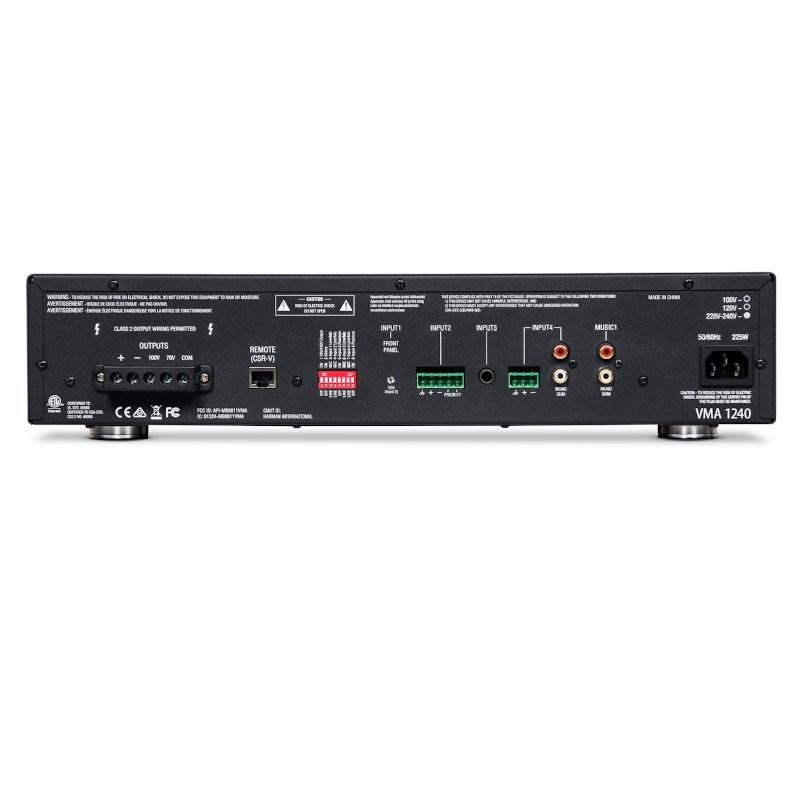 Mixerforstærker JBL VMA 1240 - 1 kanal, 5 indgange