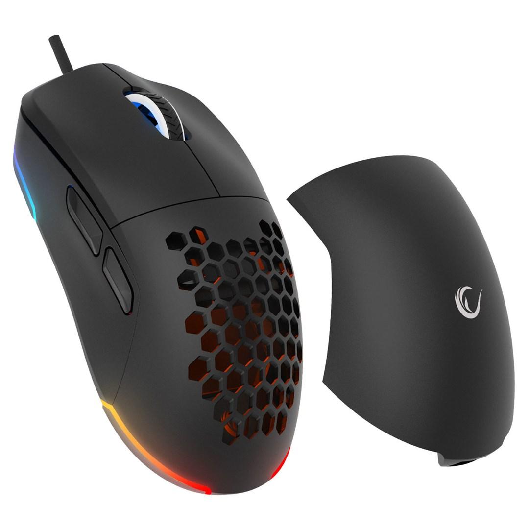 Rampage BLINK-BLACK Blink Mus - 12800 DPI, 5 Knapper - Sort
