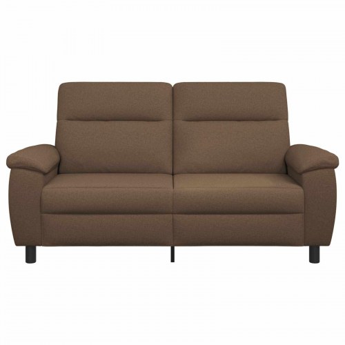 2-personers sofa brun stof 178 x 90 x 95 cm