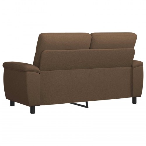 2-personers sofa brun stof 178 x 90 x 95 cm
