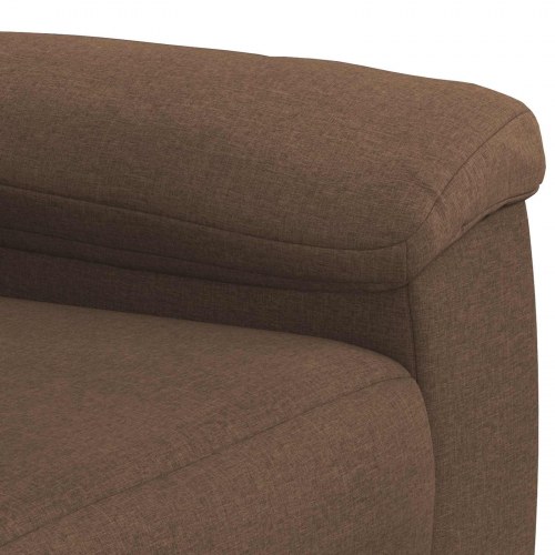 2-personers sofa brun stof 178 x 90 x 95 cm