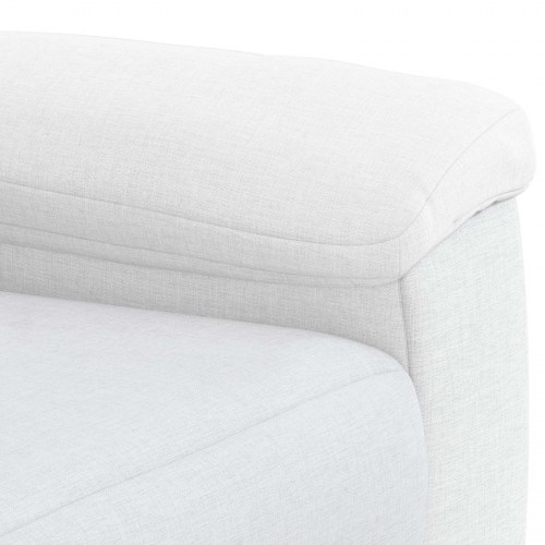 2-personers sofa i hvidt stof - 178 x 90 x 95 cm